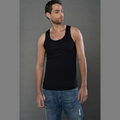 BLUEprint Men's Cotton Spandex 2x1 Rib Beater Tank